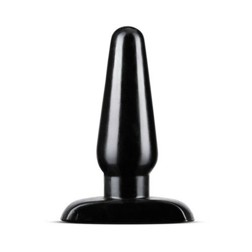 Anal Adventures Basic Anal Plug Medium Black-1