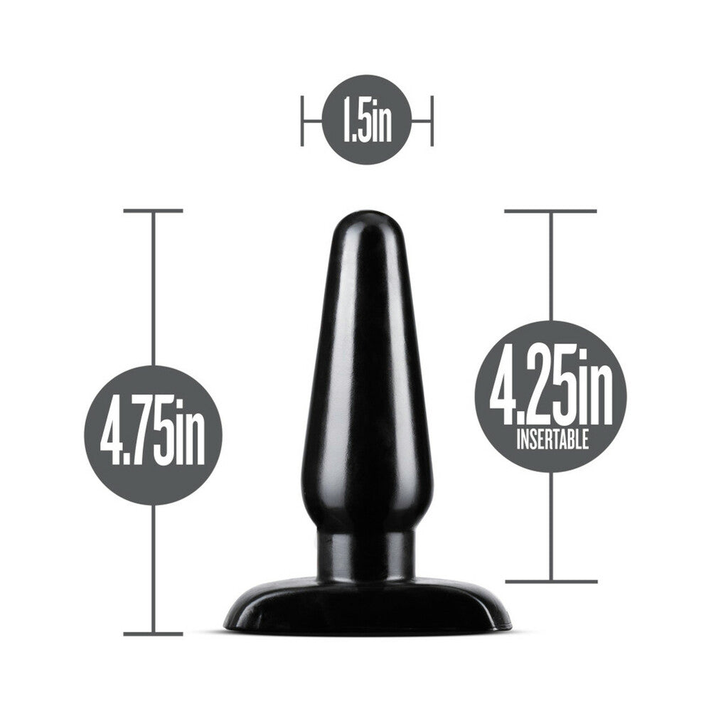 Anal Adventures Basic Anal Plug Medium Black-4