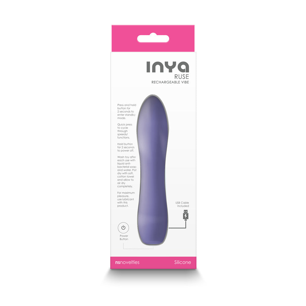 INYA Ruse Rechargeable Vibrator Purple-2