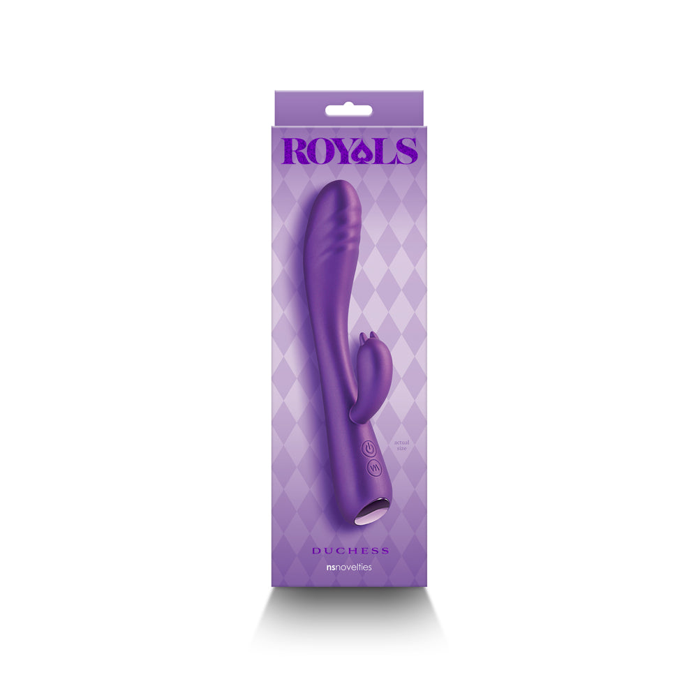 Royals Duchess Rabbit Vibrator Metallic Purple-0