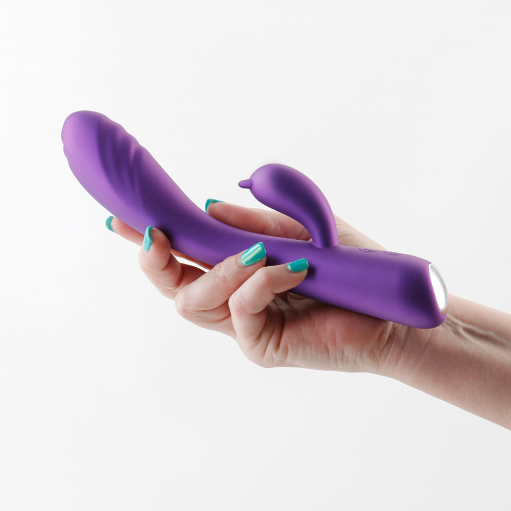 Royals Duchess Rabbit Vibrator Metallic Purple-2