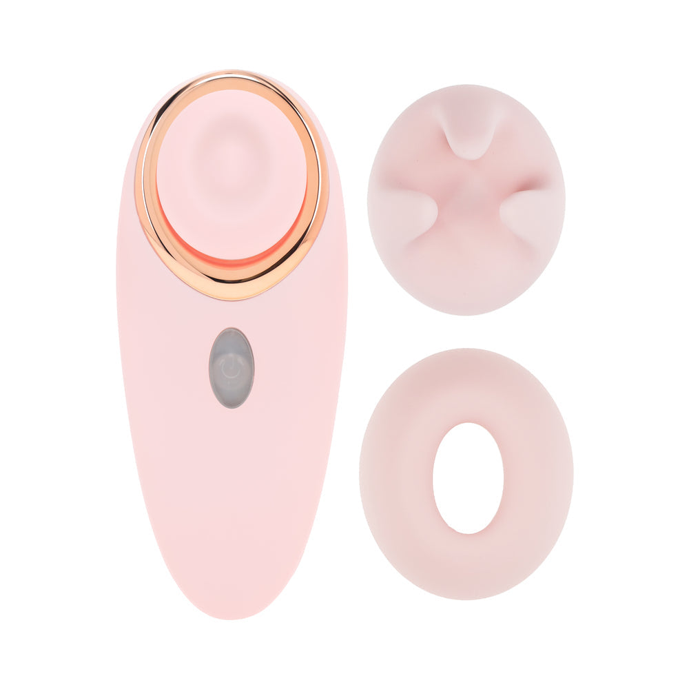 LoveLine Aurie AirTapTech Rechargeable Vibrator Pink-4