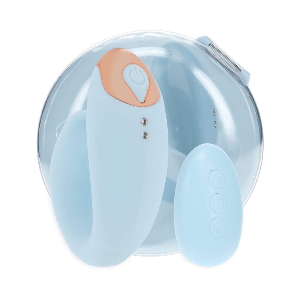 LoveLine Daydream AirTapTech Rechargeable Vibrator Blue-1