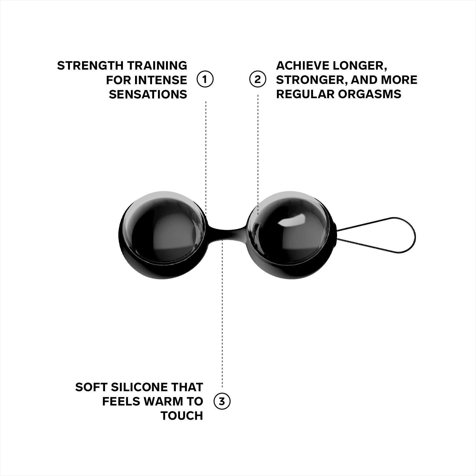 LELO Beads Noir Kagel Ball